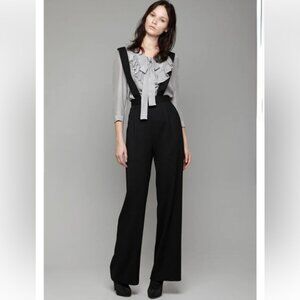 Custom Made Tuxedo Suspender Pants in Black